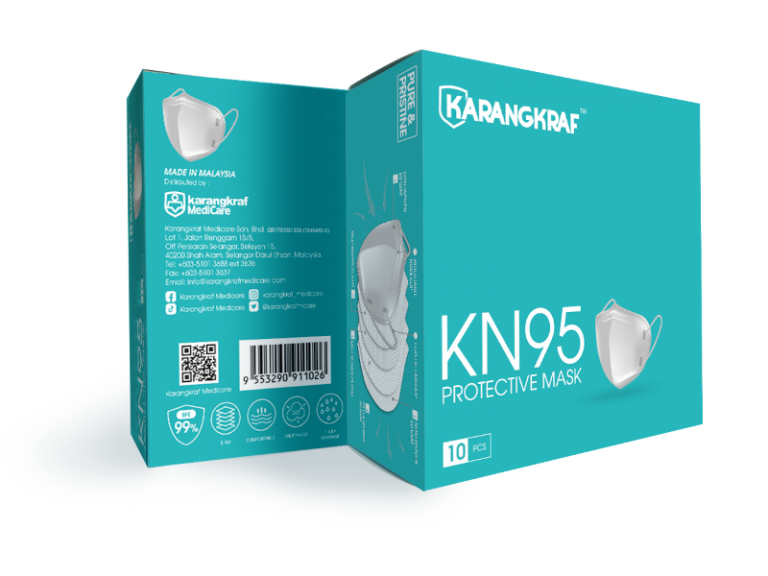 5 ply KN95 Medical Protective Mask (White)