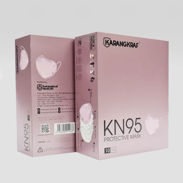5 ply KN95 Medical Protective Mask (Pink)