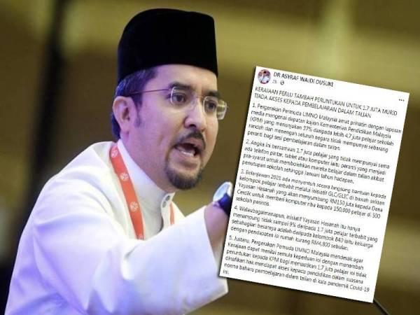 Pemuda UMNO desak tambah peruntukan akses pembelajaran atas talian