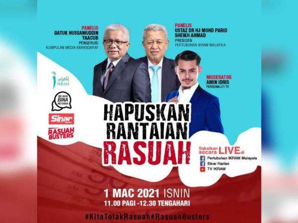 Hussamuddin, Mohd Parid panel Hapuskan Rantaian Rasuah