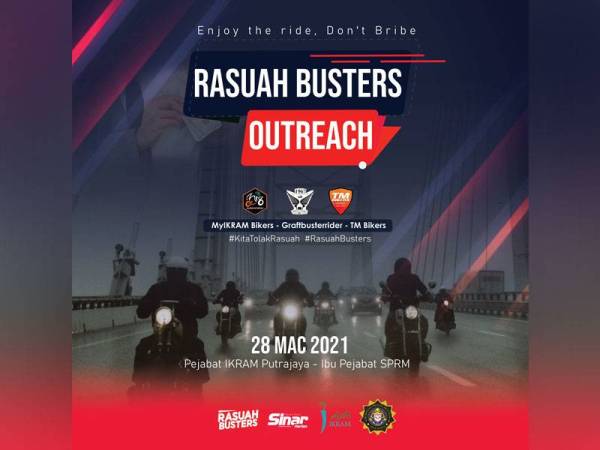 ‘Rasuah Busters Outreach’ bersama geng motosikal berkuasa tinggi
