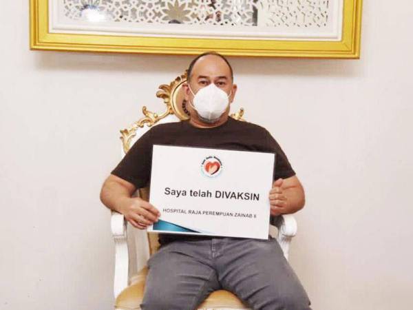 Keluarga Diraja Kelantan sudah terima suntikan vaksin Covid-19