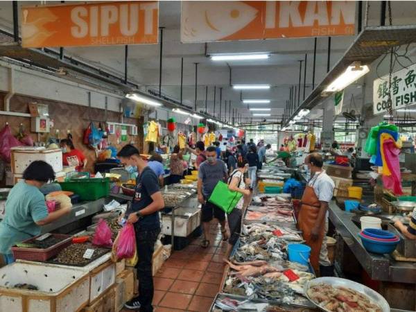 7 peniaga positif Covid-19, Pasar Batu Lanchang diarah tutup