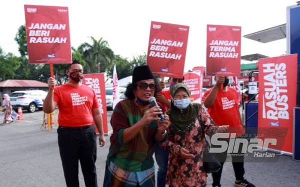 Herman Tino meriahkan Konvoi #RasuahBusters di Tanjung Karang
