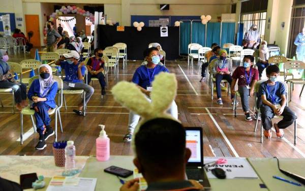 Lebih 500,000 kanak-kanak di Malaysia terima vaksin Covid-19