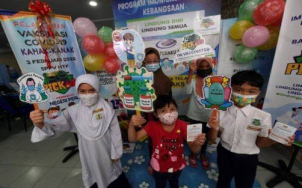 Lebih 29 peratus kanak-kanak di Malaysia terima vaksin Covid-19