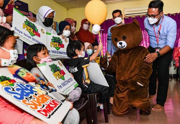 Lebih1.2 juta kanak-kanak di Malaysia terima vaksin Covid-19
