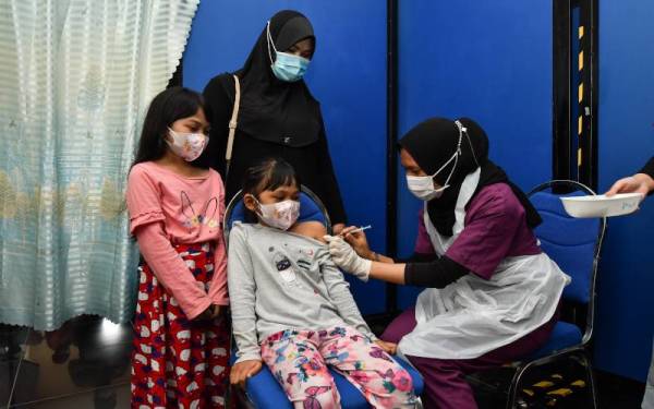 Lebih 960,000 kanak-kanak di Malaysia lengkap vaksinasi Covid-19